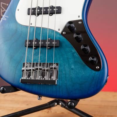 2023 Sadowsky Metroline Vintage J/J 5-String Bora Blueburst image 4