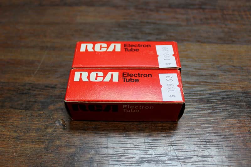 RCA 1970 7025 12AX7A NOS TUBES (2) Tested Made in USA image 1