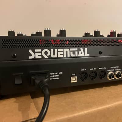 Sequential Prophet-6 Desktop 6-Voice Polyphonic Synthesizer 2018 - 2020 - Black with Wood Sides image 11