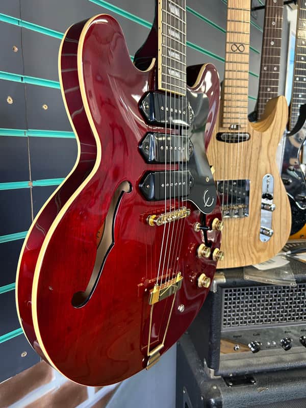 Epiphone Limited Edition Riviera P93 Wine Red 2015 Electric | Reverb