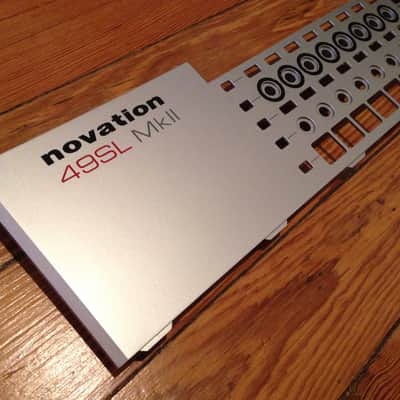 Novation Top Plate for 49 SL MkII Mk2 AMS-FFMB001372 - Silver image 2