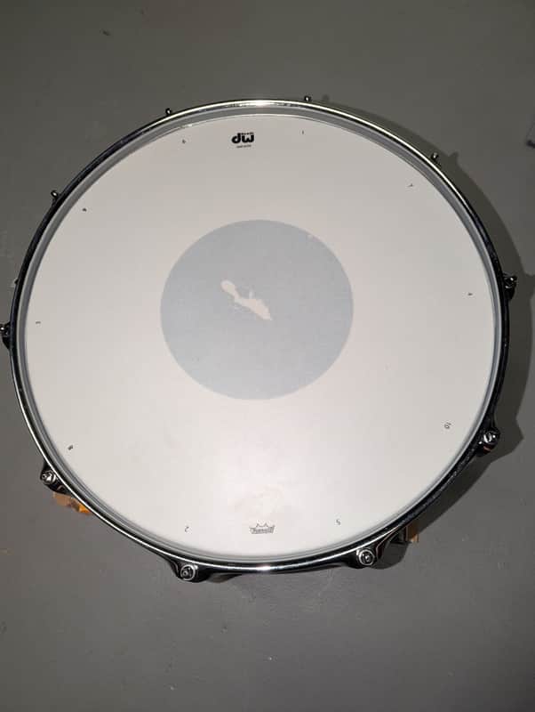 DW Design Series 6.5x14" Black Nickel Over Brass Snare Drum 2017 - Present - Black Nickel Over Brass
