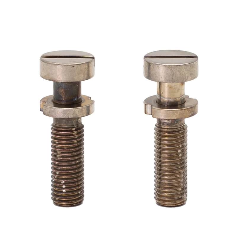 Music City Bridge Locking Studs, Metric Thread - Aged Nickel image 1