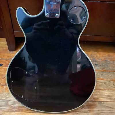 MIJ Les Paul custom  1970’s Ebony and chrome image 7