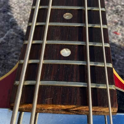 Gibson EB-2D 1968 - Cherry Red image 11