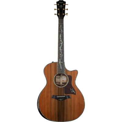 Taylor PS14ce Honduran Rosewood V-Class Acoustic Electric Guitar, Sinker Redwood image 2