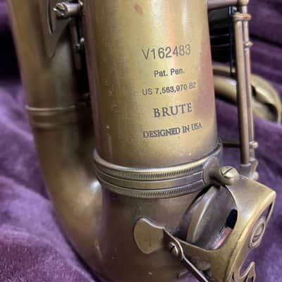 Cannonball Vintage Reborn Series - TVR/E-BR - Brute Finish - Tenor Saxophone - Empire Limited Engraving With Case image 3