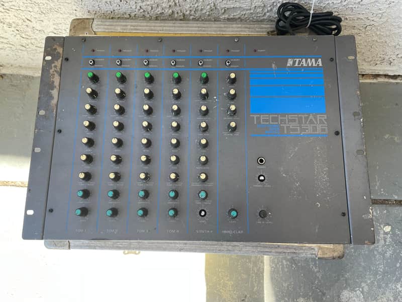 Vintage Tama Techstar TS306 Drum Synth Module For Parts Or Reapair image 1