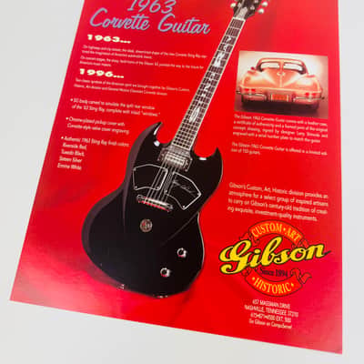Gibson Custom, Art & Historic Flyer Packet 1996 image 9