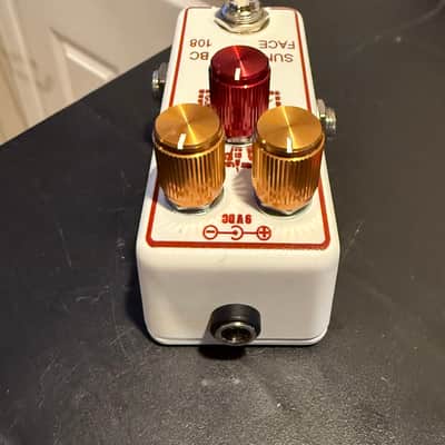 Mini Hand-Built clone BC108 Fuzz Sunface Powder coated white with 2k satin clear coat image 2