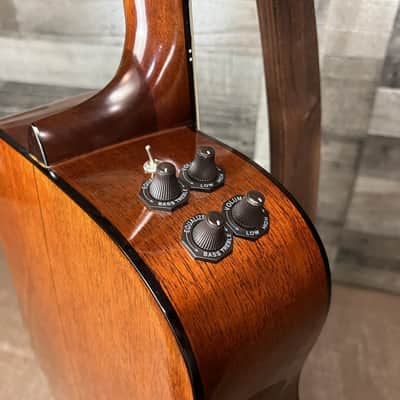 Alvarez 5084 Biphonic Dreadnought Acoustic Electric Guitar (1980's) - Natural W/Original Chipboard Case image 10