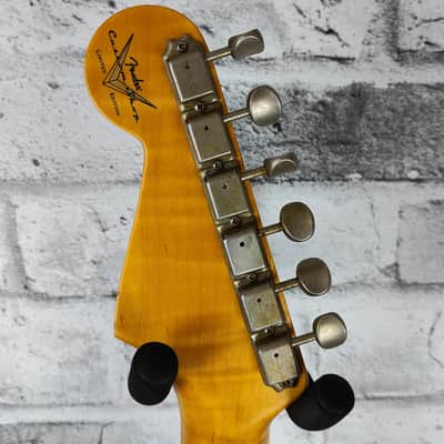 Fender Custom Shop Limited Edition '54 Stratocaster Hard Tail Journeyman, Aged Black image 8