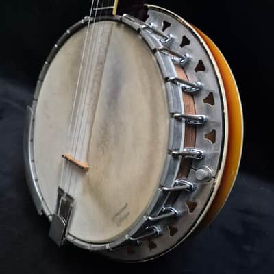 1962 Vega Wonder 4 String Banjo w/ Original Lifton Hard Shell Case image 5