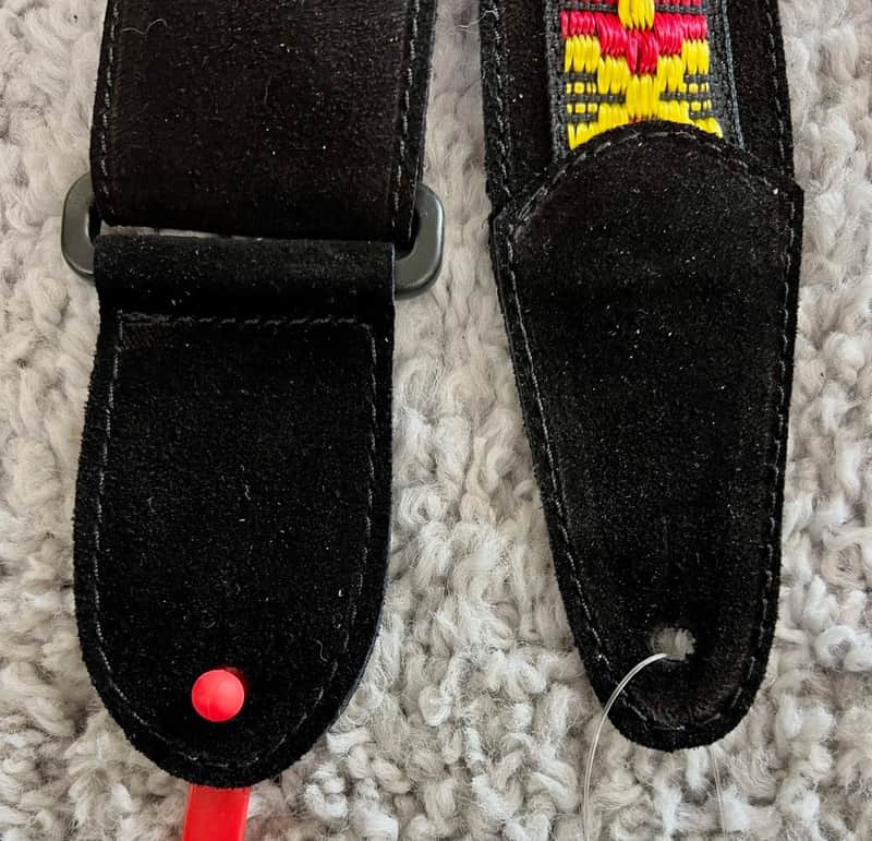 Henry Heller 2" Wide Adjustable Peruvian Guitar Strap, Made in Peru  #HP-2BLK-04 image 1