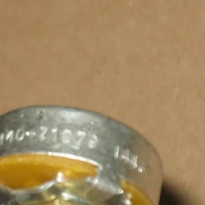 A+ 2010s Gibson control harness: 1 volume 500K audio long shaft pot + nut/washer, 1 tone 500K audio long shaft pot + nut/washer, wires, wire insulation, blue capacitor 0.022 uF, jack + nut/washer (NO switch, NO wires for connecting switch) image 4
