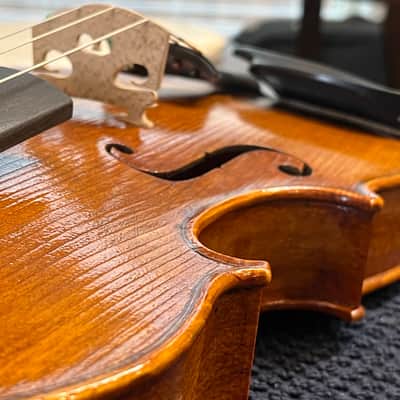 Sound sample - demo -Professional level Bench / Scratch made 4/4 full size violin # 63 made by Ivan of Bonev Violins image 12