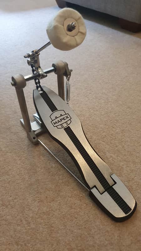 Mapex P200RB Rebel Single Bass Drum Pedal 2010s - Chrome image 1