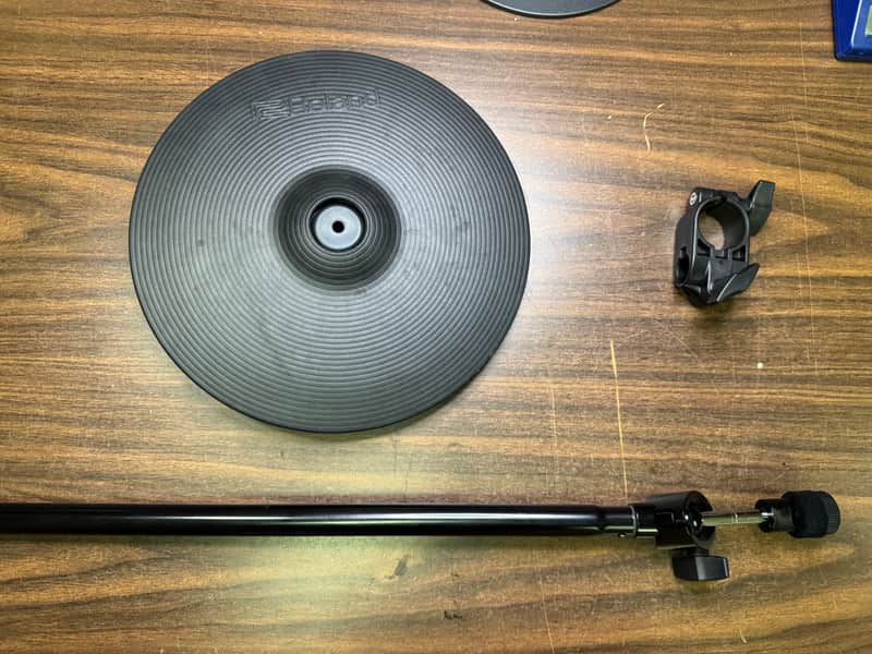 Roland CY-12C Dual-Trigger V-Cymbal V-Drum w/Cymbal Arm & Clamp - P0M4050 image 1