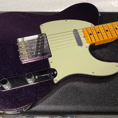 NEW! Fender Custom Shop Flamethrower Telecaster - NOS - Modern Specs - Texas Special Pick-Ups - AAAA Flamed Neck - Magenta Sparkle - Authorized Dealer - 7.55lbs - G07167 image 4