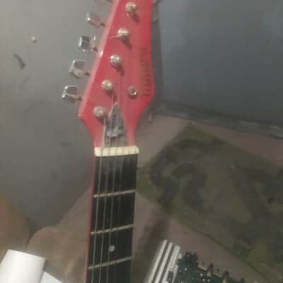1987 BC Rich ST-III Custom BN NJ Series Vintage Electric Guitar Red, Japan image 4