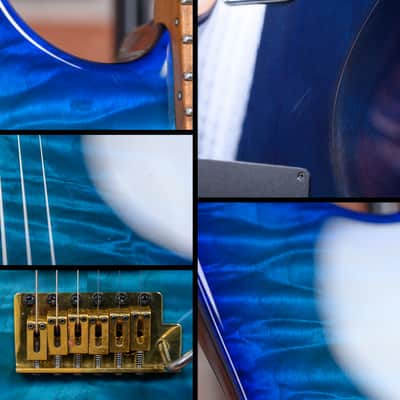 Charvel USA Custom Shop Special Edition San Dimas HS CT QMT Roasted Chlorine Burst 2024 w/OHSC image 13