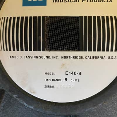 JBL E-140-8 70’s-80’s - Black image 2