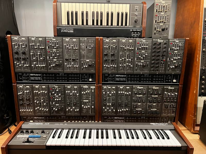 Roland System 100m 4 Cabinet System w/ Rare Modules & Extras - Pro Serviced image 1