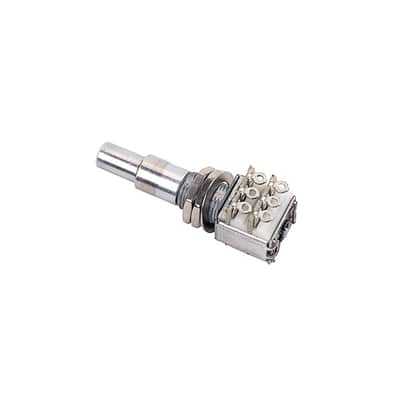 Guitar Bass Mini Dual Pots Stacked Concentric Potentiometer W/Center Detent B100K image 3