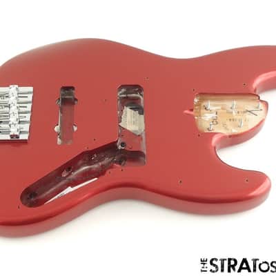 Fender American Ultra II Jazz Bass V 5 String, BODY & HARDWARE USA Sinister Red image 1