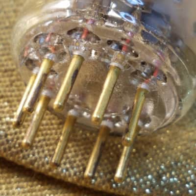 Amperex Matched Pair (2) 6922 tNOS AT1000 TESTED Vacuum Tubes Rare D getter PQ Premium Quality USA Gold Pins E88CC dual triode 1958-1961 image 24