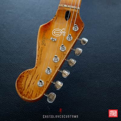 Fender Stratocaster HSS Deluxe Series Sunburst Heavy Aged Relic by East Gloves Customs image 20