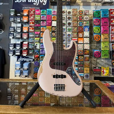 Fender Flea Artist Series Road Worn Signature Jazz Bass - Present - Shell Pink image 1