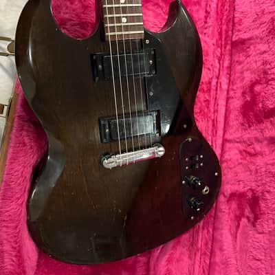 Gibson SG II 1974 with case Walnut vintage mini humbucker image 7