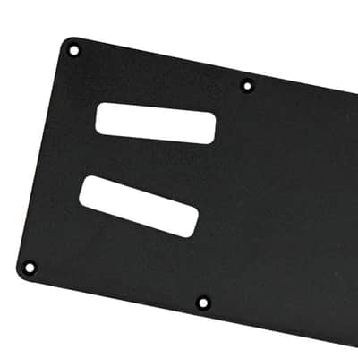 Tremolo Back Plate Cavity Cover For Kramer style guitar 1-Ply ABS Black Matte image 3