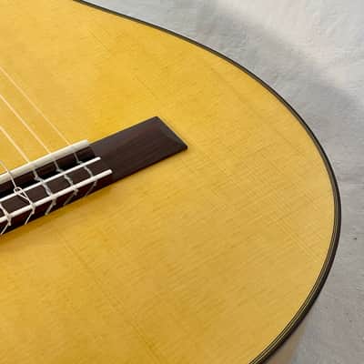 K Yairi KY CYTM (2024) 6156. Masterworks. Classical Parlour, Flamed Maple, Handmade in Japan.Dominic Miller's favourite guitar. image 8
