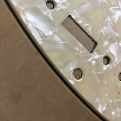 Aged Vintage Reissue USA Relic Pickguard Fender Mustang Guitar Aged Cream Pearl image 19