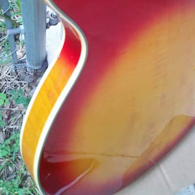 Samick SAT 650 Artist Edition ES335 Guitar OHSC image 11