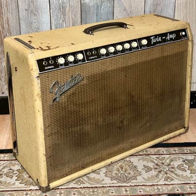 1960 Fender The-Twin "Legendary" Model 6G8-A Blonde 2X12" Combo Amp image 2
