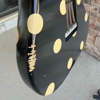 Fender Buddy Guy Artist Series Signature Stratocaster Black with Polka Dots Roadworn image 10