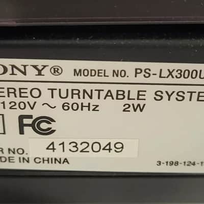 Sony Stereo Turntable Record System PS-LX300USB Belt Drive Tested Works Well👌 image 7