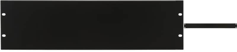 Middle Atlantic Products EB3 Flanged Steel Rack Panel - 3U Bundle with Middle Atlantic Products EB1 Flanged Steel Rack Panel - 1U image 1