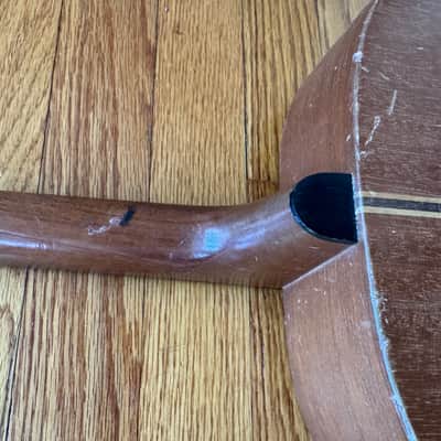 Frank Di Leone Tenor Guitar 1940s - Natural - Classical image 8