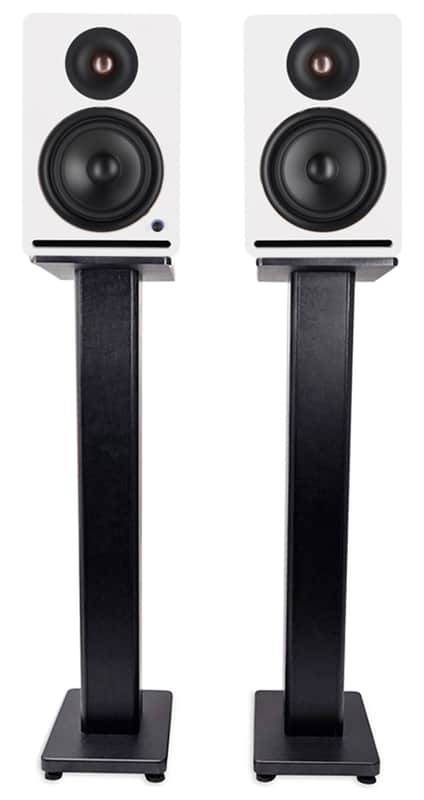 (2) Rockville APM6W v2 6.5" Powered Studio Monitors w/USB/Bluetooth+36" Stands image 1