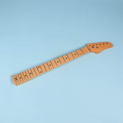 Unbranded Electric Guitar Neck - Maple Fits a Stratocaster Neck Pocket image 1