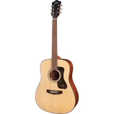 Guild D-340 Natural Dreadnought Acoustic Guitar - Solid Spruce Top image 4