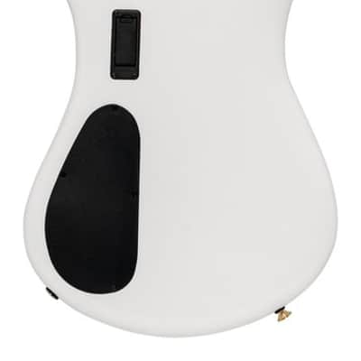 Spector SXEURO5WHCL Electric Bass Guitar, Euro Classic, 5-String, Active, Solid Wh ite Gloss image 8