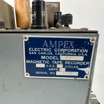 1957 Ampex MP-2340 Power Amplifier for Series 307 Tube Tape Recorder Machine image 2
