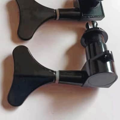 2R2L Sealed Bass Guitar Tuning Pegs Keys Machine Head Tuners for Precision Bass and Jazz Bass, Black image 4