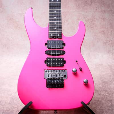 JACKSON USA Custom Shop Dinky HSH Floyd "Neon Pink + Ebony" (2026) image 4