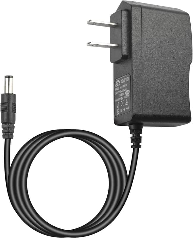 DMX Console Accessories 12V DC Power Adapter, 12V Guitar Pedal Power Supply, 12 Volt 1000mA Charger Cord for Piano Keyboard, Guitar Effects Pedals Adapter Center Positive. image 1